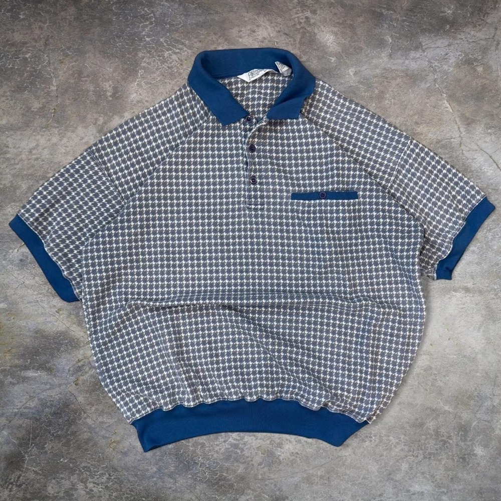 Vintage An Alexxus Exclusive Polo Shirt Men's XL Preppy Academia Golf 80s 90s